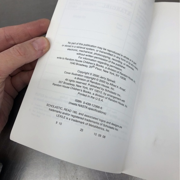 Love by: Jerry Spinelli, paperback book - Picture 2 of 6